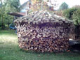 Feuer und Flamme fr besondere Holzlagerung