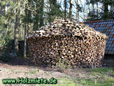 Holzlagerung auch in Flandern