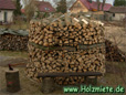 Mischholzmiete aus Kloben